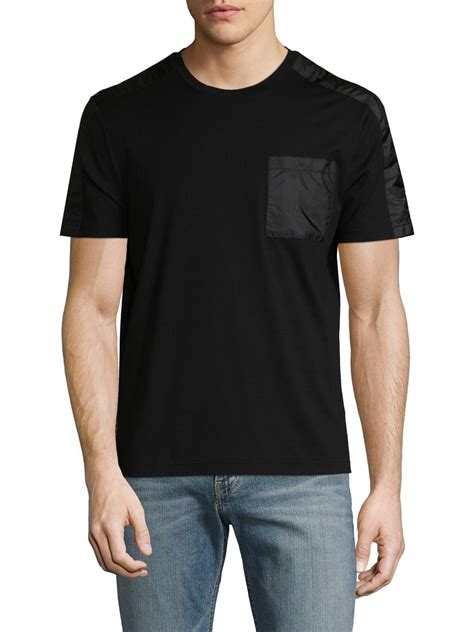 prada pocket tee|Prada graphic tee.